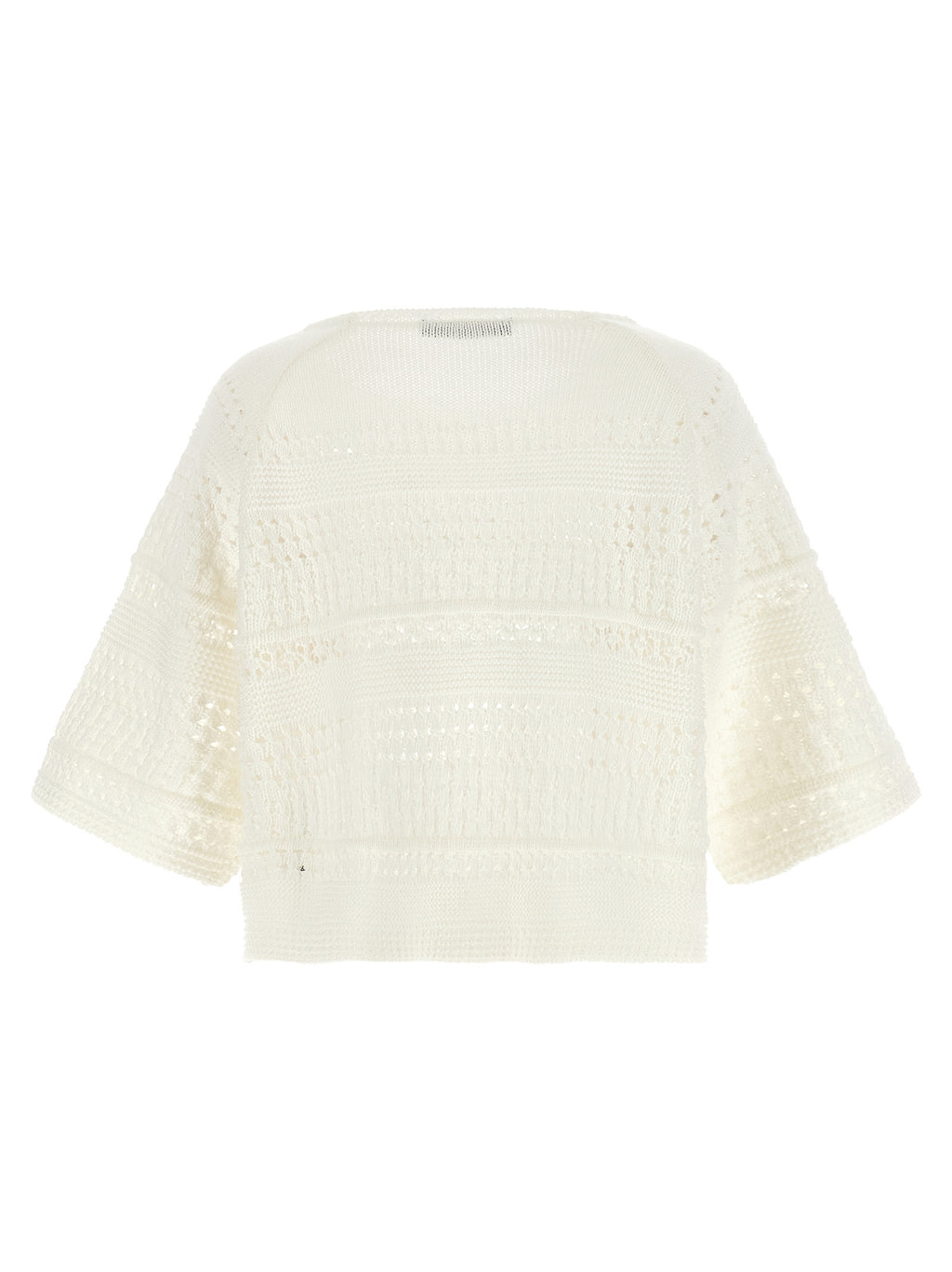 White Cotton Cardigan