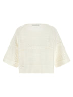 White Cotton Cardigan