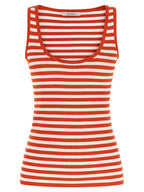 Max Mara Multicolor Viscose Sleeveles T-Shirt