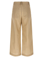Brunello Cucinelli Beige Cotton Casual Pants
