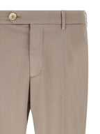 Brunello Cucinelli Beige Cotton Casual Pants
