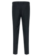 Brunello Cucinelli Blue Silk Two-Piece Suit