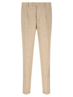 Brunello Cucinelli Beige Silk Two-Piece Suit