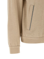 Brunello Cucinelli Beige Cotton Hoodie