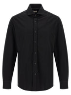 Brunello Cucinelli Black Cotton Blouse