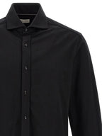 Brunello Cucinelli Black Cotton Blouse