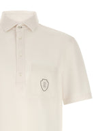 Brunello Cucinelli White Virgin Wool Polo Shirt