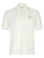 Brunello Cucinelli White Polyamide Polo Shirt