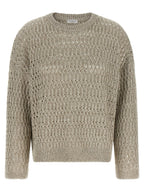 Brunello Cucinelli Beige Linen Cardigan