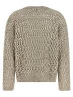 Brunello Cucinelli Beige Linen Cardigan