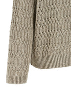 Brunello Cucinelli Beige Linen Cardigan