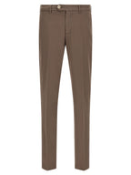 Brunello Cucinelli Beige Cotton Casual Pants