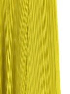 PLEATS PLEASE ISSEY MIYAKE Bicolor Polyester Midi Dress