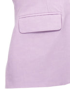 OMBRA MILANO Purple Cotton Blazer