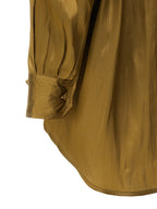 NUDE Gold Polyester Blouse