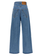 Vetements Blue Cotton Relaxed Fit Jeans
