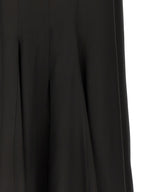 DI.LA3 PARI' Black Silk Long Dress