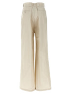 Maison Margiela Beige Cotton Casual Pants