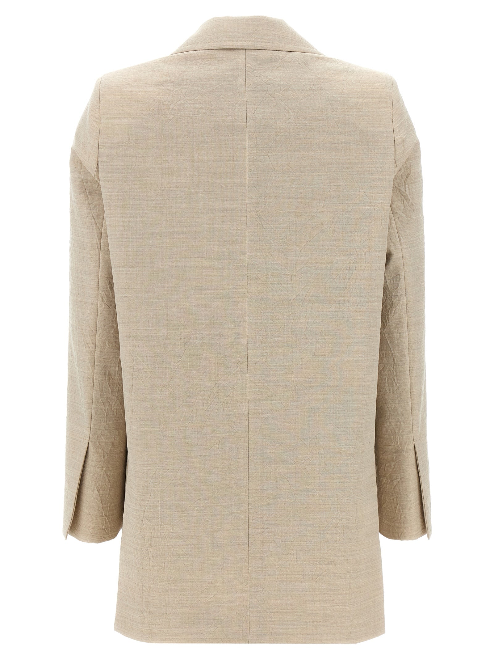 Beige Virgin Wool Blazer