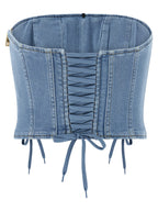 Elisabetta Franchi Blue Cotton Blouse