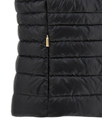MooRER Black Polyester Sleeveless Jacket