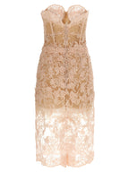 Ermanno Scervino Multicolor Polyester Midi Dress