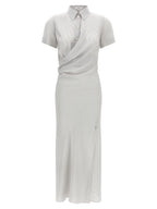 Alexander McQueen Multicolor Silk Long Dress