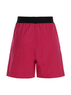 MSGM Fuchsia Virgin Wool Bermuda Shorts