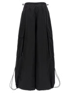 Palm Angels Black Polyamide Casual Pants