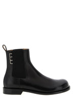 J.W.Anderson Black Calfskin Chelsea Boots