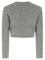 Self-Portrait Gray Polyester Cardigan