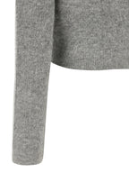 Self-Portrait Gray Polyester Cardigan