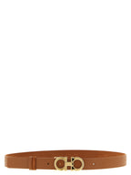 Ferragamo Brown Calfskin Regular Belt