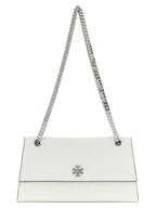 Tory Burch White Lamb Leather Shoulder Bag