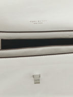 Tory Burch White Lamb Leather Shoulder Bag