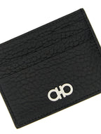 Ferragamo Black Calfskin Cardholder