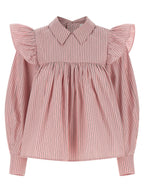 Ganni Multicolor Organic Cotton Blouse