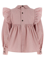Ganni Multicolor Organic Cotton Blouse