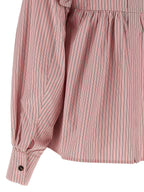 Ganni Multicolor Organic Cotton Blouse