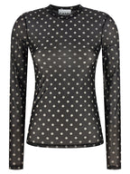 Ganni Black Polyester Sweatshirt