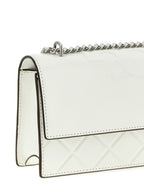 Tory Burch White Goatskin Crossbody Bag
