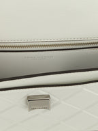 Tory Burch White Goatskin Crossbody Bag