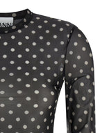 Ganni Black Polyester Sweatshirt