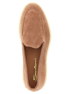 Santoni Multicolor Calfskin Slip-On Loafers