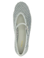 LE SILLA Silver Polyamide Ballet Flats