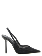 Black Polyamide High Heel Pumps
