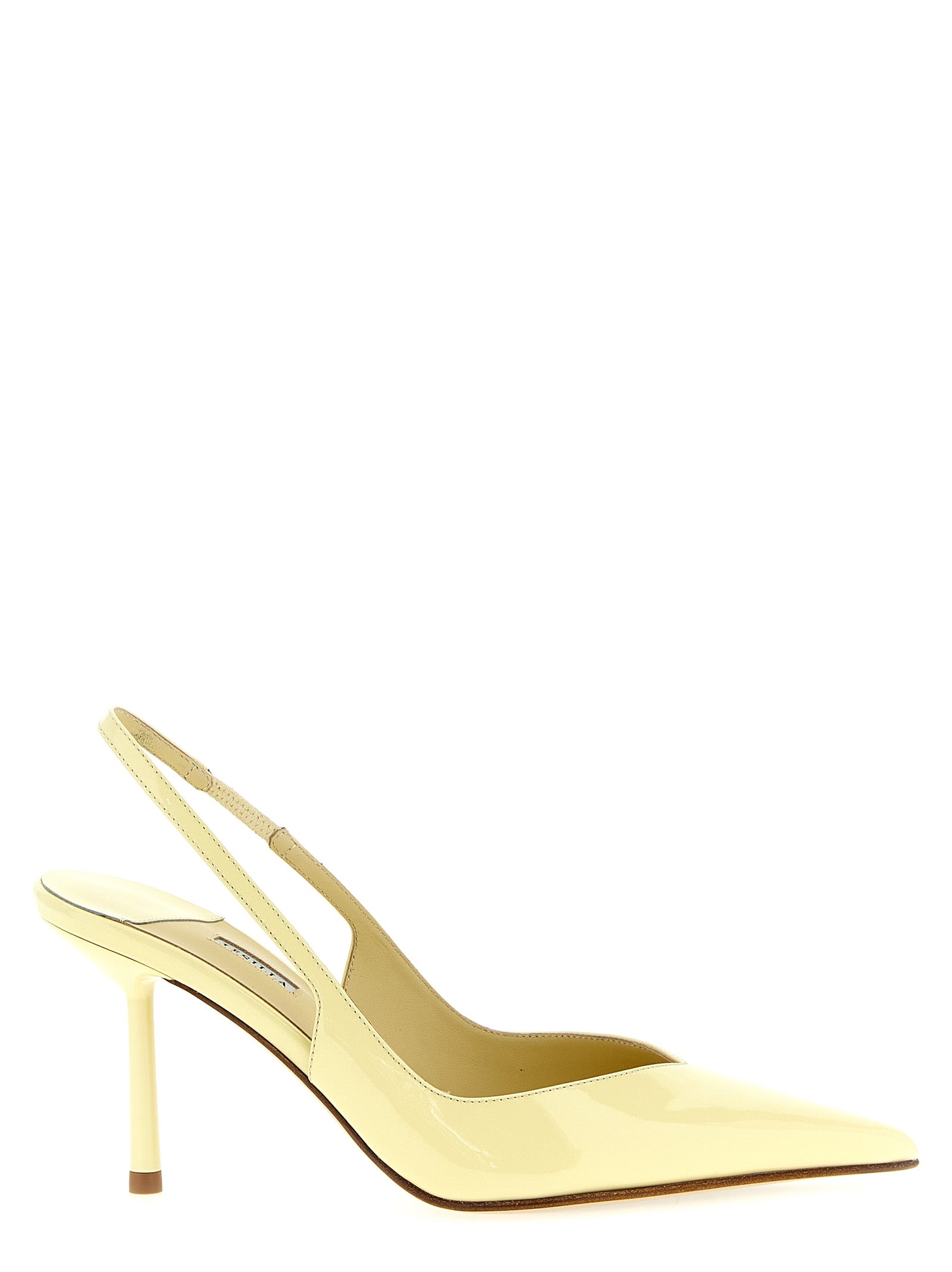 Bicolor Calfskin High Heel Pumps