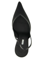 Black Polyamide High Heel Pumps