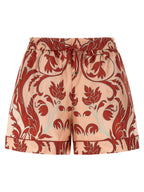 F.R.S. - FOR RESTLESS SLEEPERS Multicolor Silk Bermuda Shorts