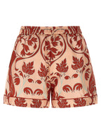F.R.S. - FOR RESTLESS SLEEPERS Multicolor Silk Bermuda Shorts